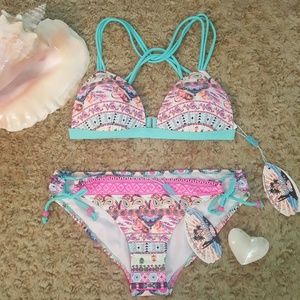 Heat Swimwear bikini with sexy crossed back